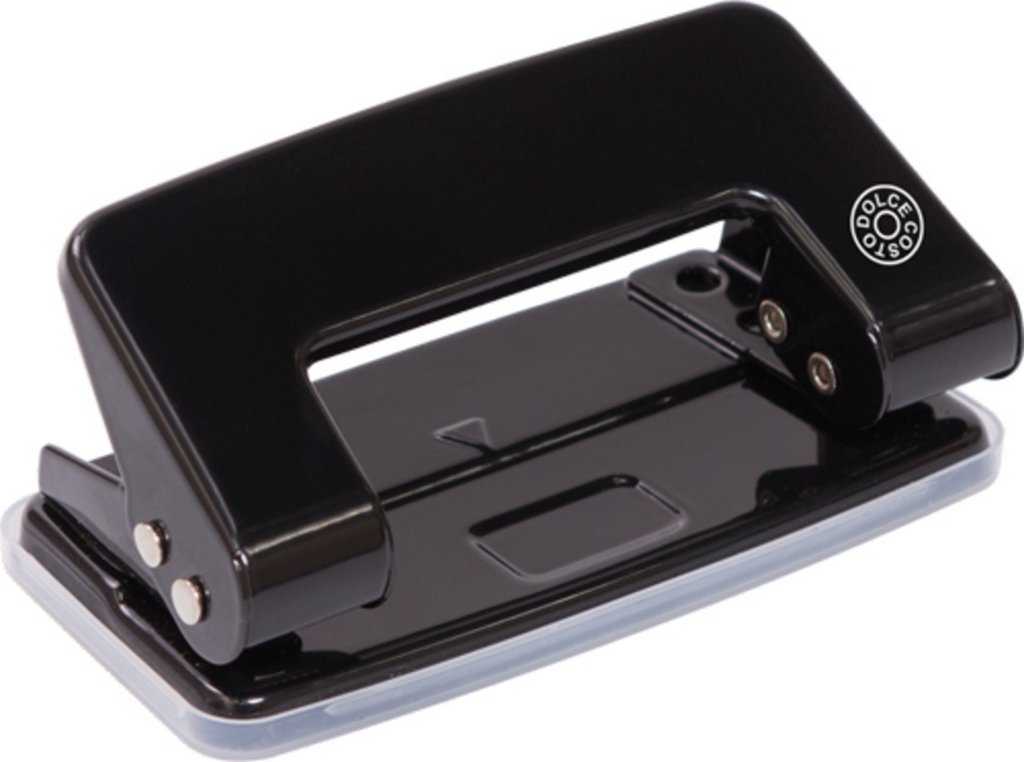 Дырокол до 10л метал. DOLCE COSTO, черный