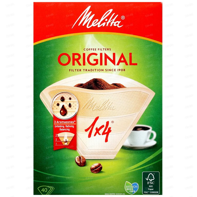 Фильтры для кофеварок, "Melitta № 4" 40шт/уп.