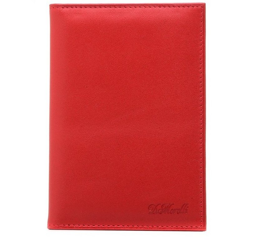 Бумажник водителя D.Morelli "Red-2", нат. кожа