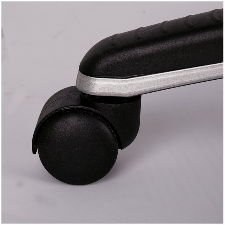 Кресло руководителя Helmi "Character" HL-E18, черное (экокожа/хром) до 120кг