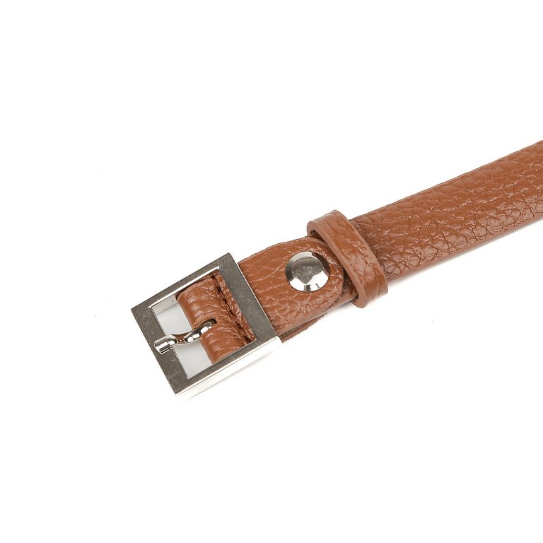 Ремень FABRETTI женский, натуральная кожа, размер 120, св. коричневый