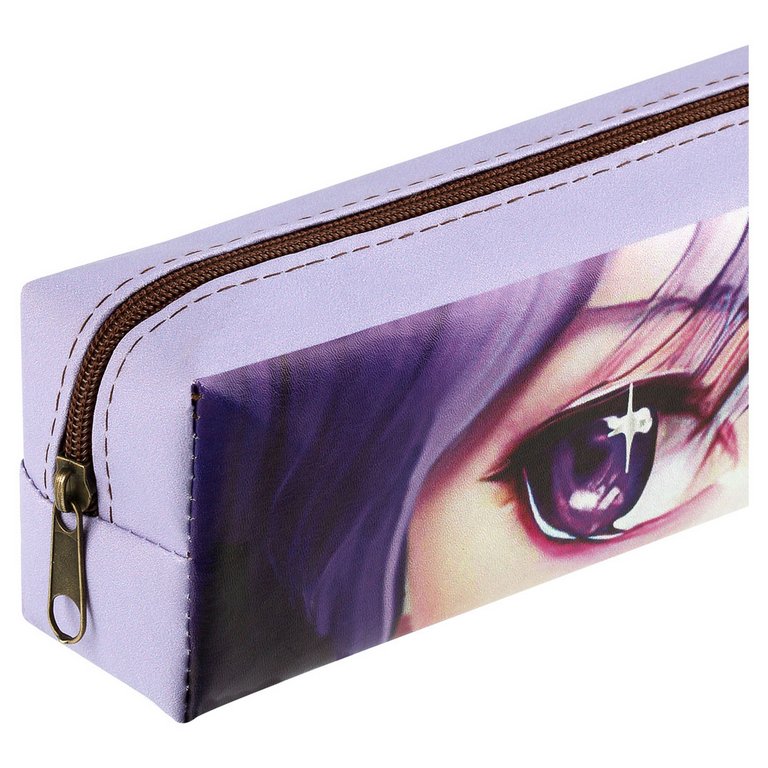 Пенал  для девочки MESHU "Neko" 20*5,5*4 см, иск.кожа