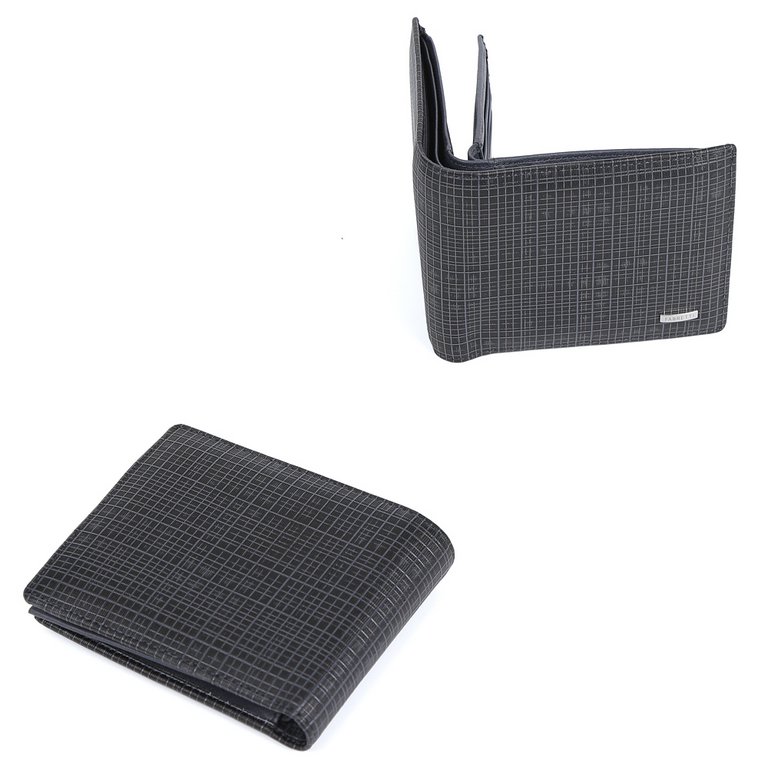 Портмоне FABRETTI мужское, нат.кожа, 12,5*10*3,5см, синий