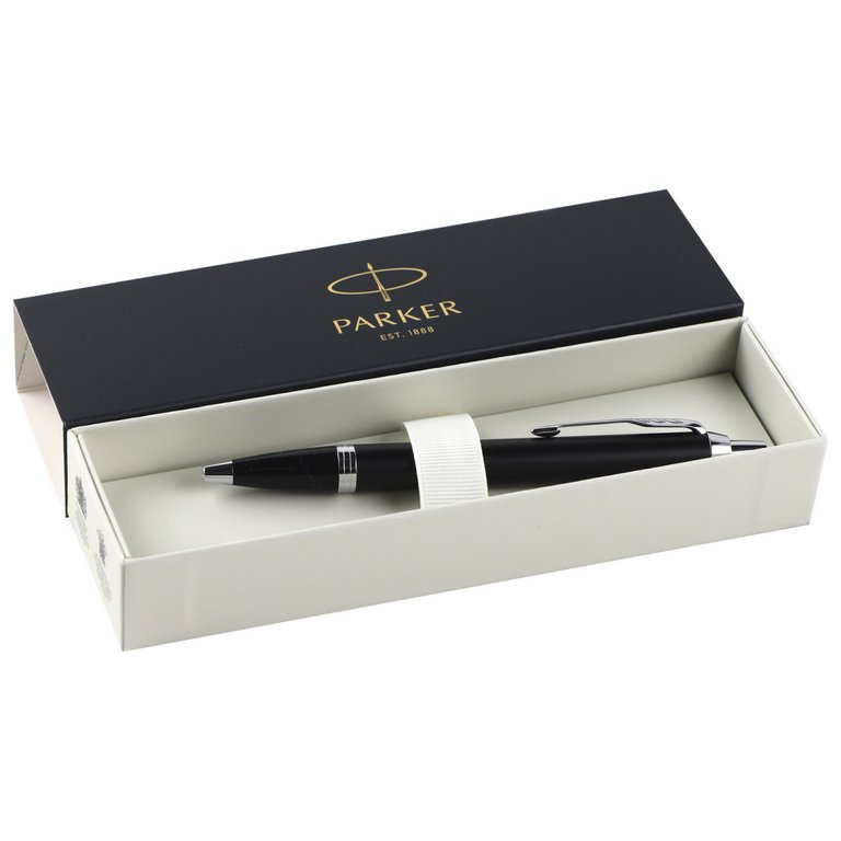 Ручка шариковая Parker IM Essential Muted Black CT синяя, 1,0мм