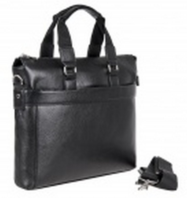 Сумка мужская "Alliance" 37*29*7см, кож. зам., черная