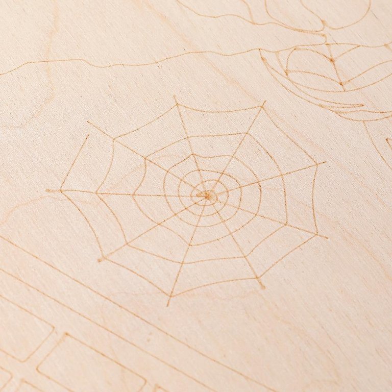 Выжигание "Спайдер" 20*22 см, МУЛЬТИ АРТ (панно с рисунком)