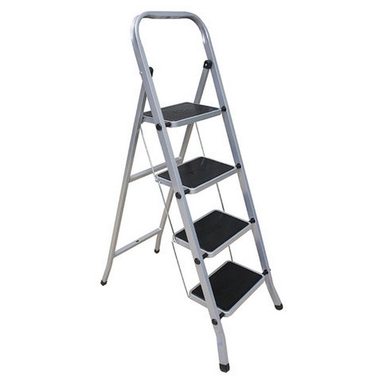 Стремянка 4 ступени КЛАСС ПЛЮС стальная