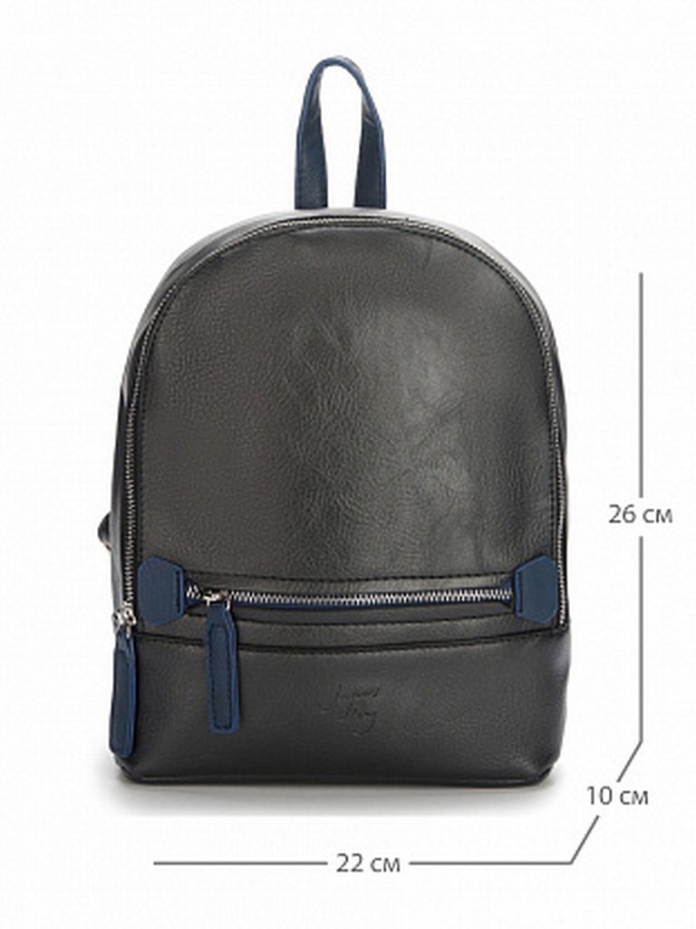 Рюкзак женский Jane's Story 22х26х10см, экокожа, черный