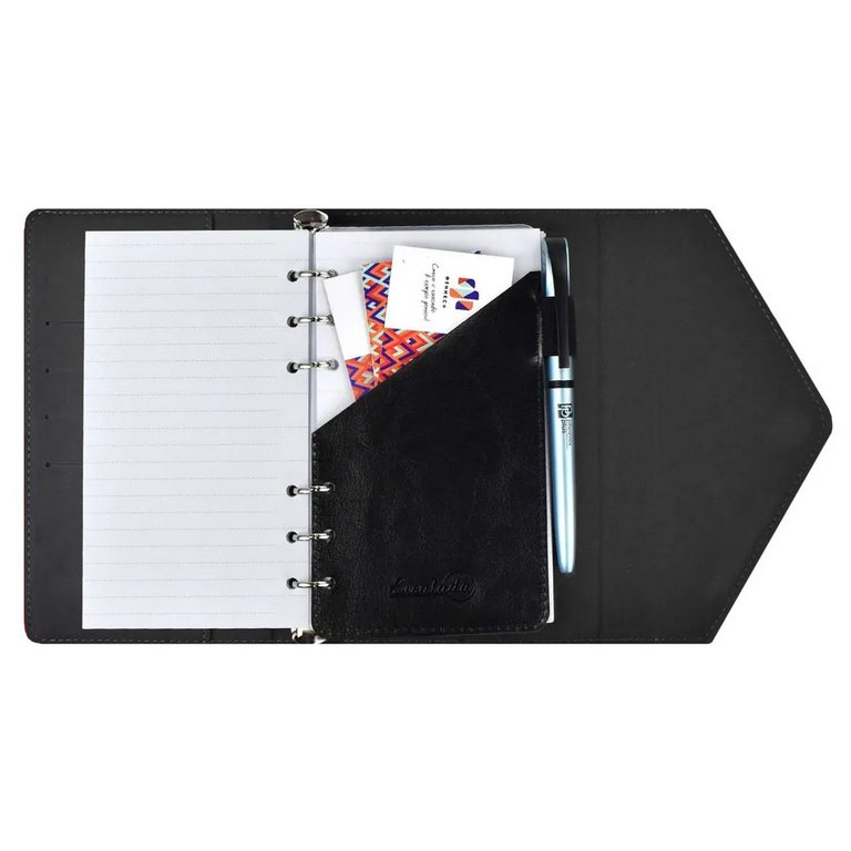 Разделитель сменный для кредитных, дисконтных карт, пропусков, кожзам, пластик черный