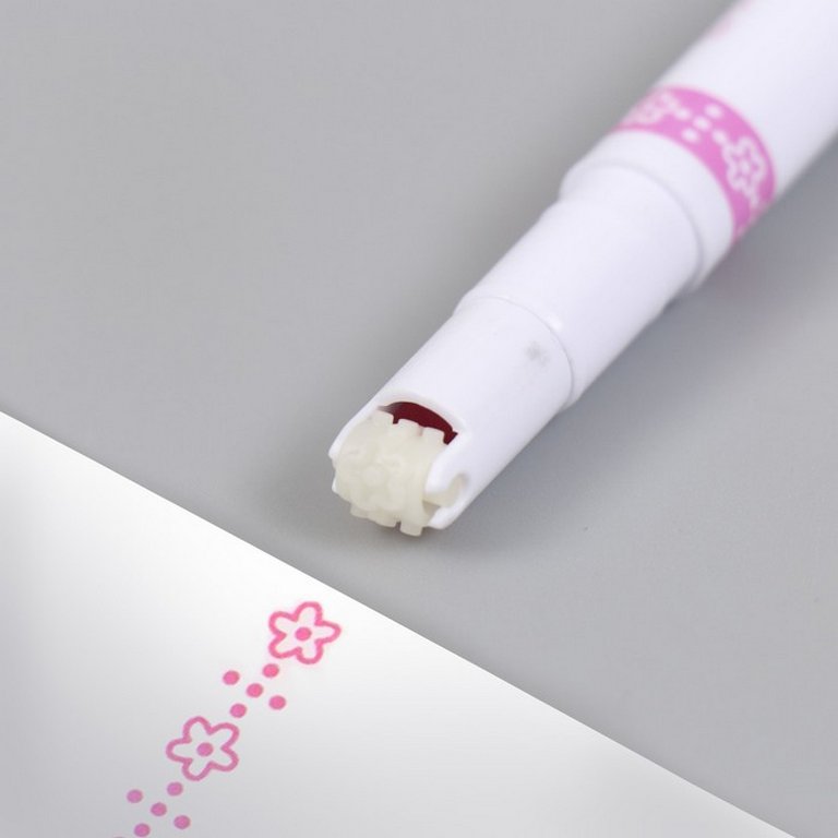 Ручка-печать роликовая "Цветочки" 13 см