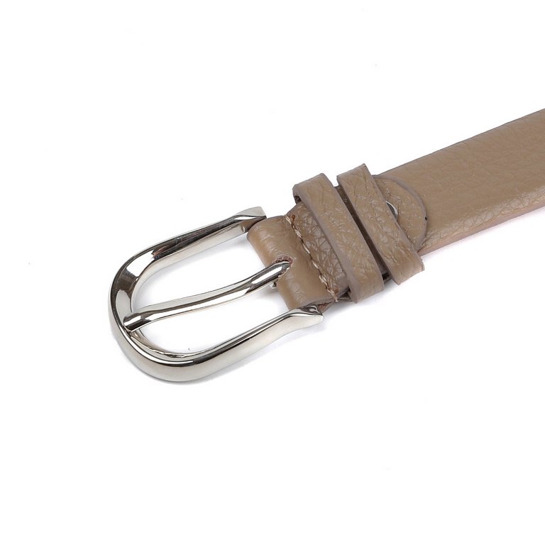 Ремень FABRETTI женский, натуральная кожа, размер 120, тем. бежевый