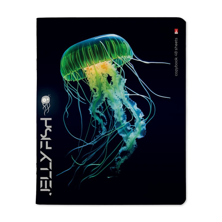 Тетрадь 48 лист кл. А5 на скрепке "МЕДУЗЫ ФЕНТЕЗИ" 5 ВИДОВ