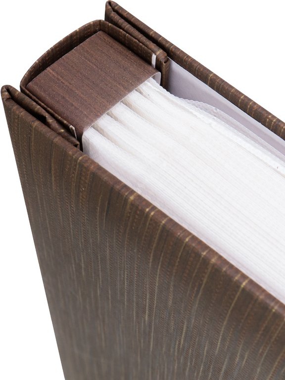 Фотоальбом 500 фото 10*15см "Классика" твердая обложка, коричневая рябь