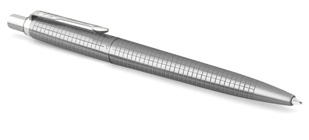 Ручка шариковая Parker Jotter SE 70th Anniversary Stainless Steel GT синяя (нерж.сталь)