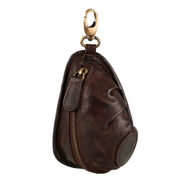 Футляр для ключей Dr.Koffer 8*12см, коричневый