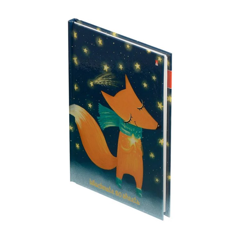 Бизнес-блокнот А6  80л., 105*148 мм, Альт "ВОЛШЕБНЫЙ ЛИС"