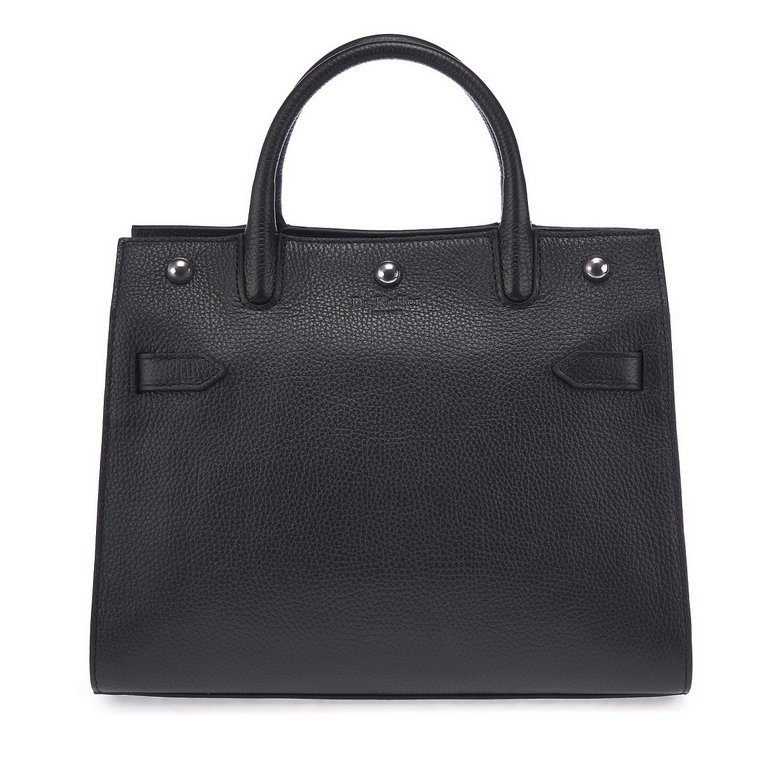 Сумка женская Dr.Koffer 32х26х11см см, нат.кожа черная