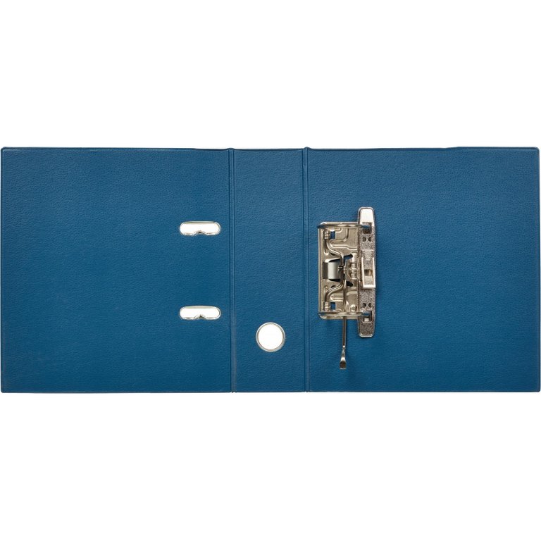 Папка-регистратор А5 70мм Bantex вертик. картон в пленке ПВХ, темно-синяя