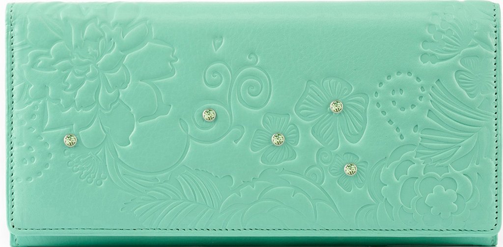 Футляр для ключей  D.Morelli "Lime" из нат.кожи, на кнопках