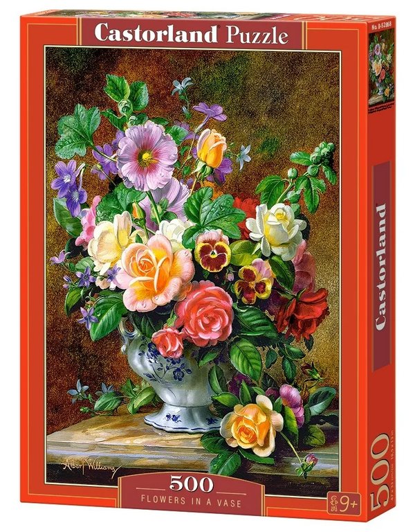 Пазлы  500 дет. "Цветы в вазе" Castor Land 9+