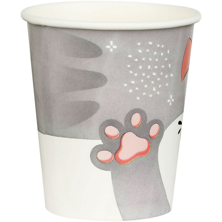 Стакан картонный 0,2 л. 6шт/уп  "Kitten" MESHU