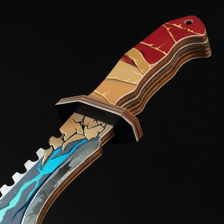 Игрушка Нож "Божественная сила", дерево ТРИ СОВЫ