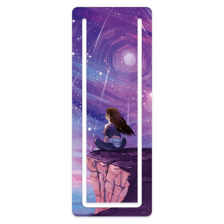 Закладка с вырубкой "НА КРАЮ МИРА" 57x150 мм Феникс+