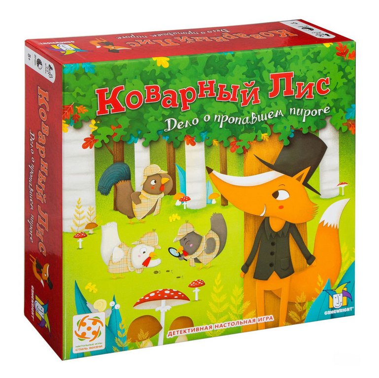 Игра настольная  .5+ "Коварный лис" Стиль жизни