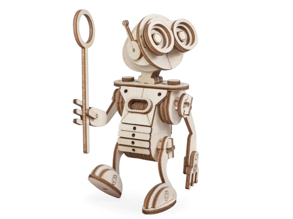 Сборная модель из дерева   71 дет. "Робот Сан" 130*80*60мм