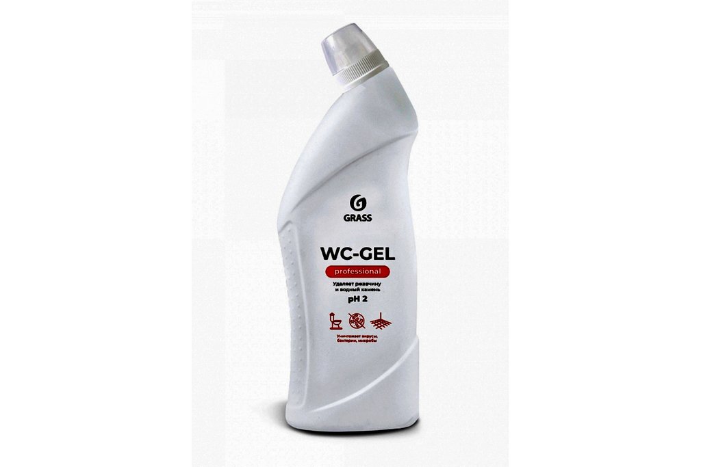 Средство для сантехники WC-GEL 750 мл., гель, утенок, PROFESSIONAL (GRASS)