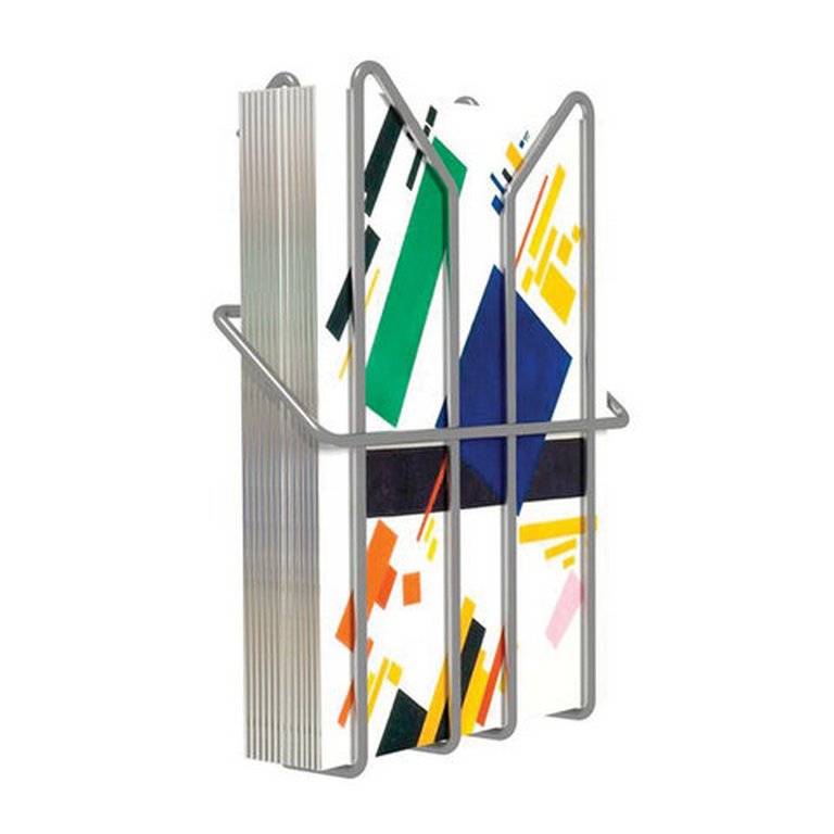 Карман навесной для стоек ПАРУС, А6, 220х115х50 мм, хром