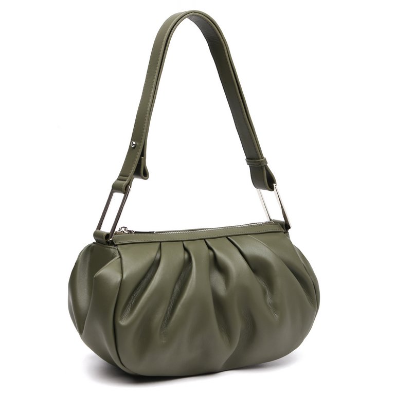 Сумка женская FABRETTI 27х14х7 см, нат. кожа, табачный