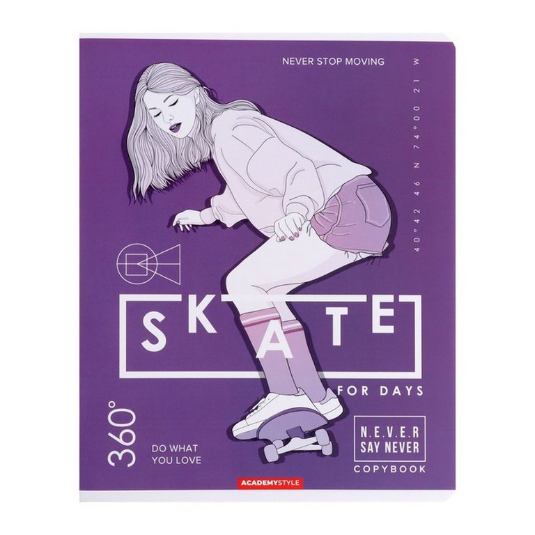 Тетрадь 48 лист кл. А5 на скрепке "На спорте"