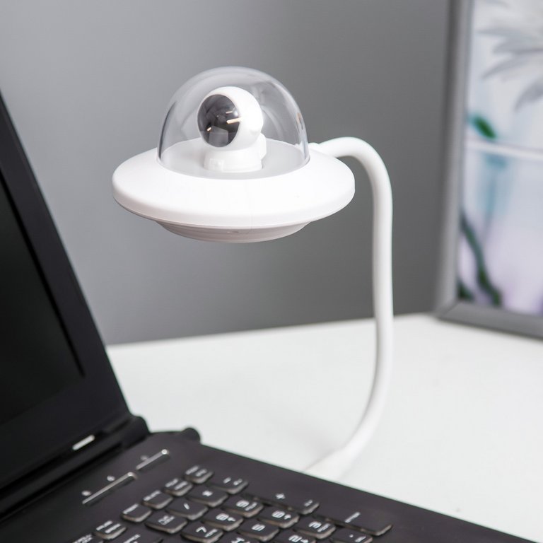 Светильник "Летающая тарелка" 7,5х10х35,5 см, пластик