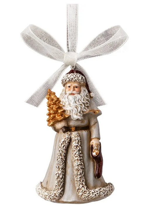 Украшение елочное из полирезины "Дед Мороз" 7,5 см