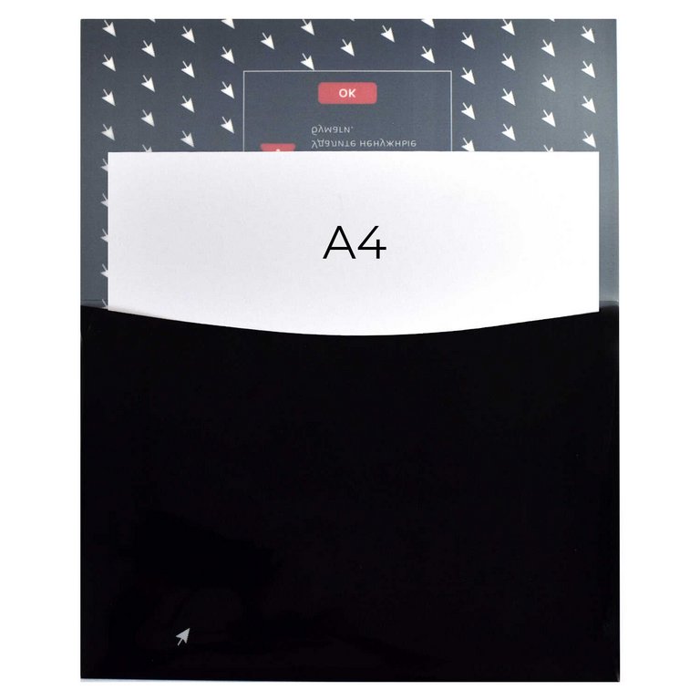 Папка для тетрадей А4 с клапаном Феникс+ "ФРАЗЫ С ХАРАКТЕРОМ"