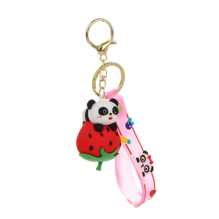 Брелок "Мишки и фрукты" 4-6х3-5 см см (пластик) ассорти