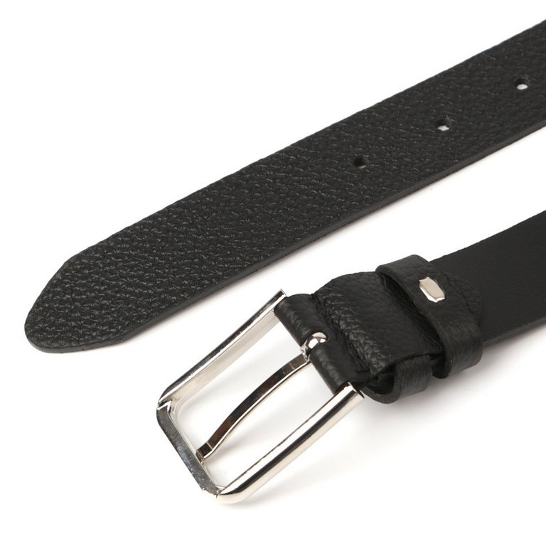 Ремень FABRETTI женский, натуральная кожа, размер 120, черный