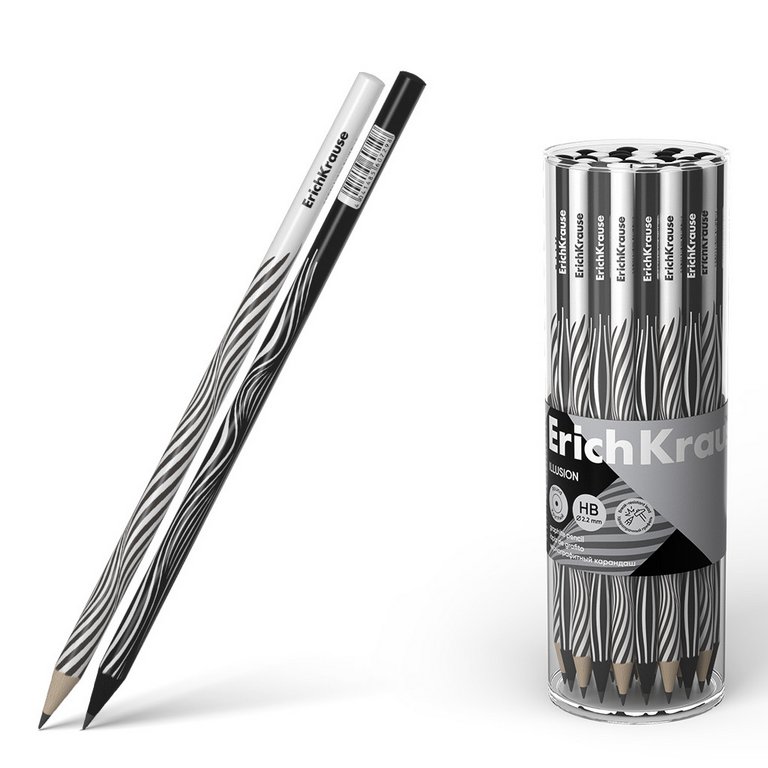 Карандаш ч/г HB с рис. ErichKrause "Illusion"