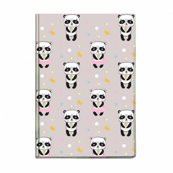 Обложка для паспорта "Панды" ПВХ  13,4х18,8 см