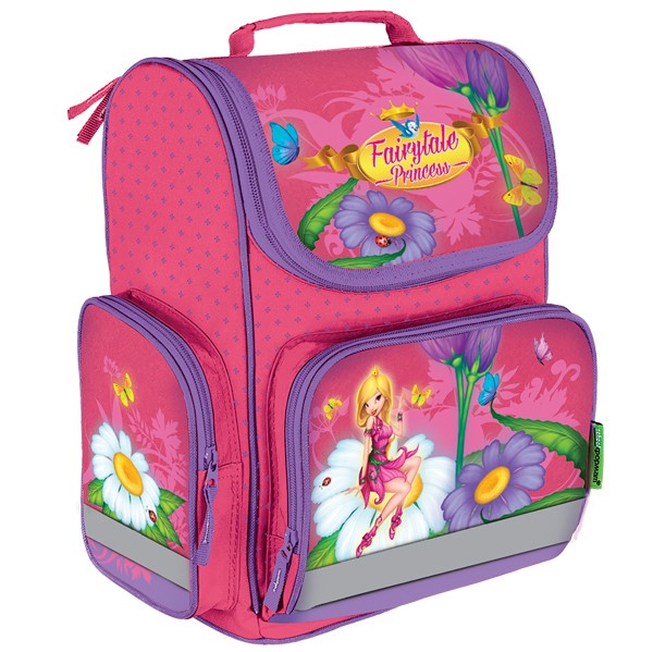 Ранец для девочки schoolФОРМАТ "Принцессы" 26,5*36*14,5см