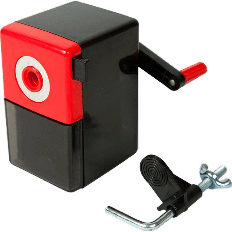 Точилка механическая пластиковый корпус deVENTE (70x110x100мм) с креплением к столу