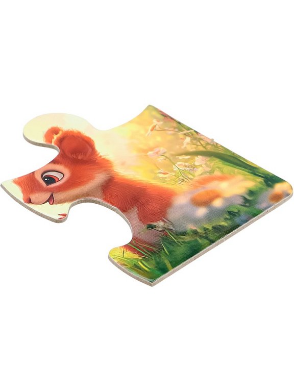 Пазлы MAXI  54 дет. 9 в 1 "Лесные животные" Рыжий КОТ