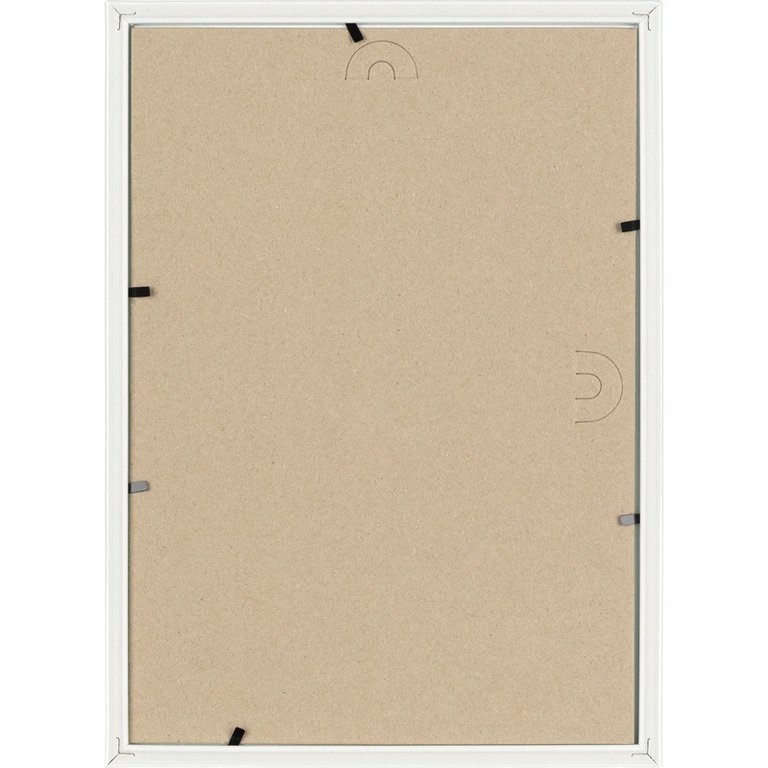 Рамка для фотографий 21*30 см пластик цв. белый (вставка стекло) Зебра (багет 14мм)