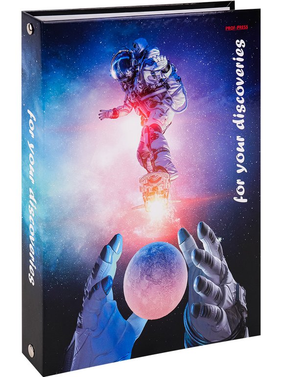 Тетрадь 80 лист кл. А5+ на кольцах "НЕВЕРОЯТНЫЙ КОСМОС"