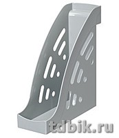 Лоток вертикальный 95 мм Стамм Эксперт с карманом, серый