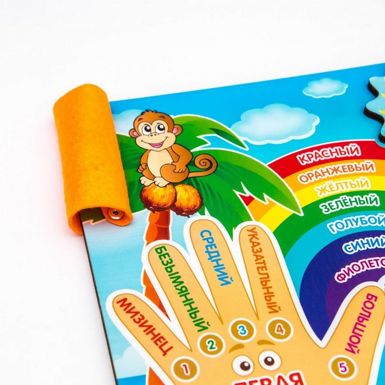 Доска обучающая Бизиборд "Право-лево" (дерево) WOODLENDTOYS