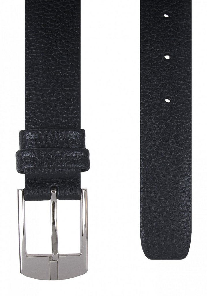 Ремень Alliance нат. кожа,  ширина 35мм, черный