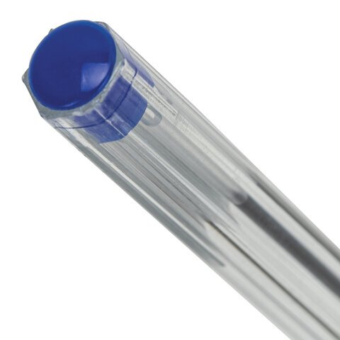 Ручка шариковая  ЭКОНОМ STAFF "Basic BP-04"  1,0мм синяя (стерж.125мм, линия 0,5мм) однораз.