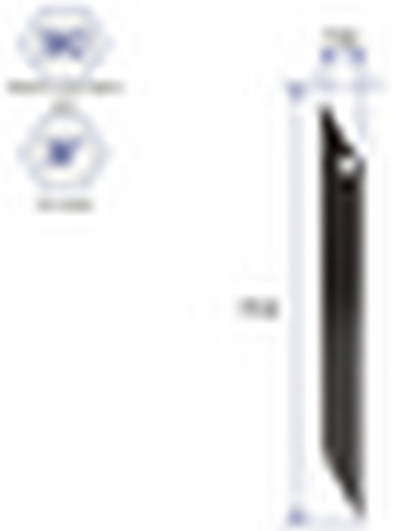 Лезвия запас. для ножей (м) 0,9 см 10 шт/уп угол лезвия 30 град. Berlingo